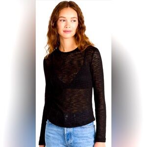 FREE PEOPLE Aura Layering Top